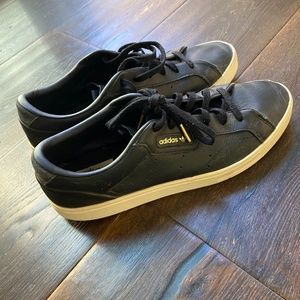 Addidas Men's Black Sleek Shoes, Sz. 10.5